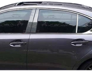 Stainless Steel Pillar Trim 6Pc For 2013-2020 Lexus GS - Picture 1 of 4