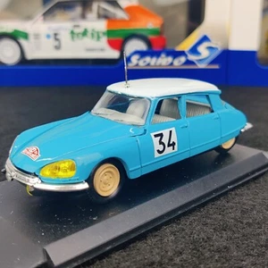 VOITURE ELIGOR CITROEN DS 21 1987 RALLY MONTE CARLO #34 1:43 EN BOITE REF 1124 - Imagen 1 de 12