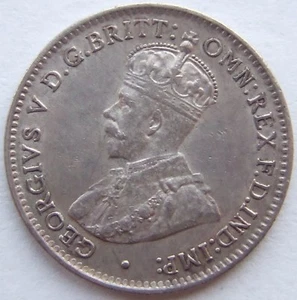 Moneda Australia Georgivs V Threepence 1918 M en Excelente - Imagen 1 de 2