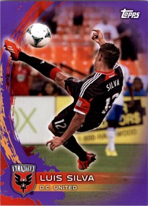 2014 (DC UNITED) Topps MLS Purple #90 Luis Silva/99