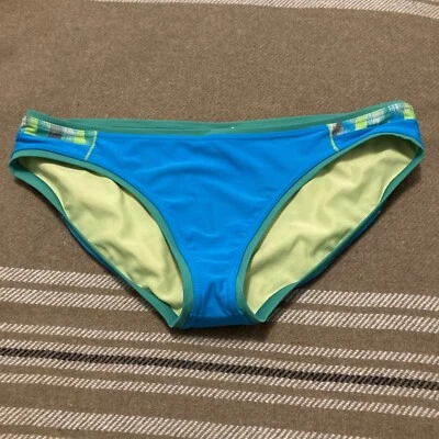 Bikini para mujer Prana XL Milou Bottom Swim Ikat azul verde Foto 1 de 3