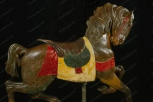 Glen Echo Dentzel Carousel Horse 10 Color 4x6 Reprint Of Old Photo - Picture 1 of 1