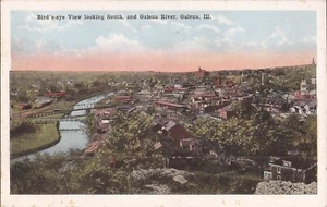 Galena, ILLINOIS - BIRDSEYE - Galena River - Picture 1 of 2