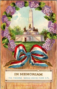 Cartolina E Nash Decoration Day In Memoriam Quelli che sono morti per noi timbro postale 1914 - Foto 1 di 2
