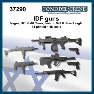 Armas 1/35 IDF: Negev UZI, Galil, Tavor, Jericho 941, Desert Eagle - Imagen 1 de 1