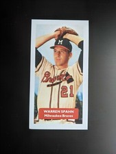 RARE WARREN SPAHN Milwaukee Braves UK ISSUE Score Caplin Rosetti