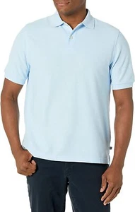 Lee Men's Lt Blue Polo Shirt A9491YL Short Sleeve School Uniform Sizes S - 2XL - Picture 1 of 2