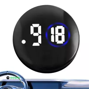 Car Small Digital Clock Motorcycle Stick On AnalogClock Car Vent Clocks WatchUK - Picture 1 of 11