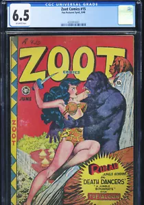 ZOOT COMICS #15 - CGC-6.5, OW-W - Fox - Baker - Kamen - Golden Age - Bild 1 von 3