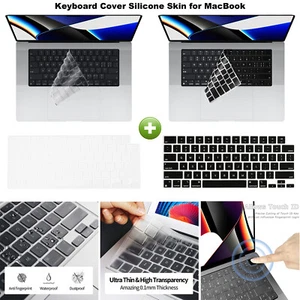 Pellicola Protettiva Cover Tastiera per MacBook Air 13" 2020-2018 A2337 A2179 A1932 - Foto 1 di 16