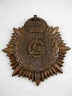 THE ARMY SERVICES CORPS 1914-1918 CARVED OAK PLAQUE