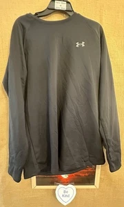NWT Under Armour Base4.0  ColdGear Fitted men’s black fleece-lined XL pullon shi - Picture 1 of 6