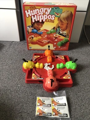The Hungry Hippos Game MB Original Vintage 1985 Game - Image 1 of 4
