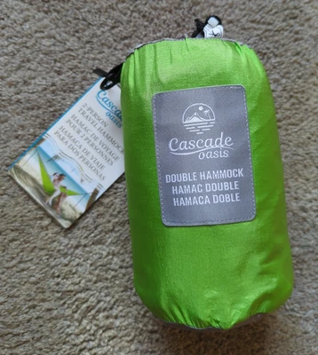 Cascade Oasis Double Hammock Green  - Image 1 of 4