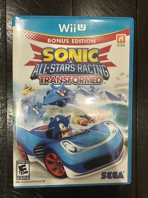 Sonic & All-Stars Racing Transformed (Nintendo Wii U, 2012) - Image 1 of 3