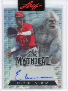2023 Leaf Exotic Mythical ELLY DE LA CRUZ Yeti Wave AUTO 1/1 - Bild 1 von 2