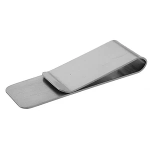 Stainless Steel Money Clip Silver Metal Pocket Holder Wallet Credit Card Hold... - Picture 1 of 2
