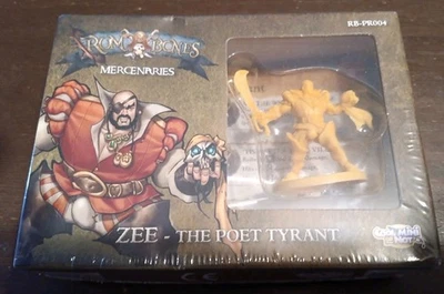 Rum & Bones: Mercenaries – Zee: The Poet Tyrant - New & Sealed Rare Figure - Image 1 of 2