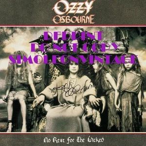 Ozzy Osbourne Signed REPRINT 12x12 Photo No Rest For The Wicked REPRINT - Picture 1 of 1