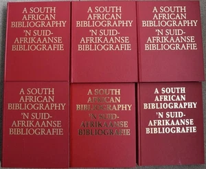 SOUTH AFRICAN BIBLIOGRAPHY TO 1925 6 Volumes. Africana Books. Mendelssohn - Picture 1 of 5
