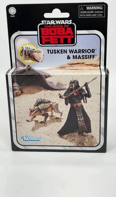 🪐Star Wars Colección Vintage Guerrero Tusken y Massiff Libro de Boba Fett🪐 Foto 1 de 2