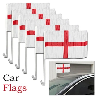 England Car Flag Window Door St George Cross Van Events Football Euro Cup 2025 - Image 1 of 4