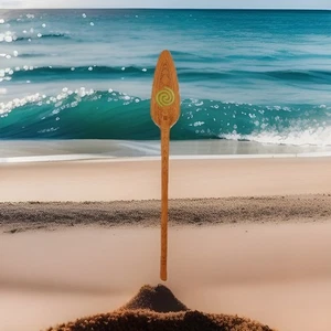 NEU Disney Prinzessin Moanas magisches Ruder 3 Fuß Lichter & Geräusche Versand am nächsten Tag - Bild 1 von 5