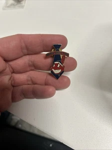 Chief Wahoo What A Dad Father's Day Lapel Hat Pin Cleveland Indians Guardians - Picture 1 of 4