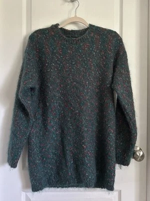 Suéter de lana mohair de colección Paul Harris túnica verde para mujer S Indie Cottagecore Foto 1 de 4