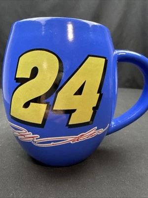 Taza de café azul enorme NASCAR Jeff Gordon #24 18 OZ Hendrick Motorsports de colección Foto 1 de 4