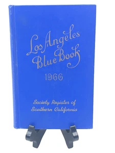 Vintage Los Angeles Blue Book 1966 City Directory Society Clubs - Bild 1 von 18