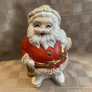 Vintage Weihnachtsmann Keramik Münzbank von Santa International - Made in Japan - Bild 1 von 14