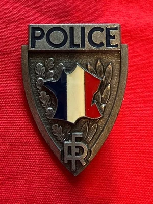 1960s French National Police Sûreté Nationale Hat Badge Q - Image 1 of 2
