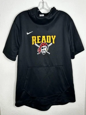 Camisa de los Piratas de Pittsburgh para Hombres Grande MLB Béisbol Nike Dri Fit Spotlight Sudadera con Capucha Foto 1 de 4