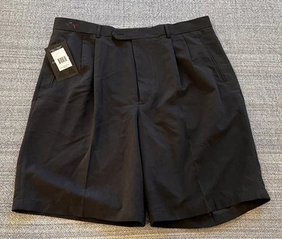 NEW Men’s Black Dressy Golf Shorts Size 38 100% Polyester Greg Norman - Image 1 of 4