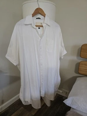 R13 White Shirt Dress Small - Image 1 of 3