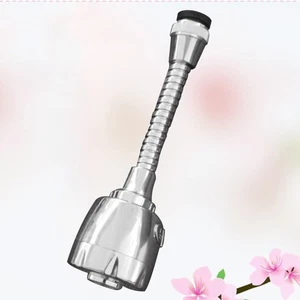 Extensor de grifo de agua extensor de ducha boquilla de ahorro de agua grifo (plateado) - Imagen 1 de 11