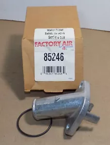 Engine Coolant Water Outlet Union Thermostat Factory Air 4 Seasons 85246 NEW - Picture 1 of 4