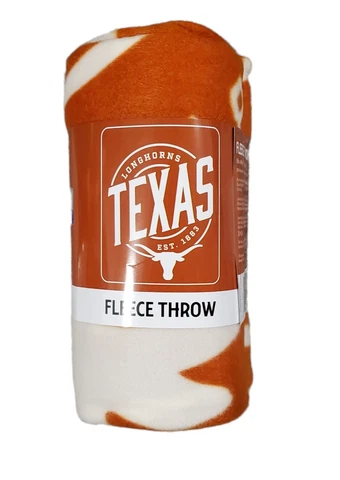NCAA College University of Texas Longhorns Throw Blanket Gift Big 12 Cover