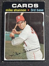 1971 Topps - #735 Mike Shannon St. Louis Cardinals