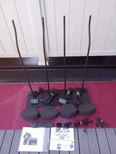 BOSE CINEMATE HOME THEATER SPEAKER 4 CUBES & STANDS + CABLES ,REMOTE MANUALS - Picture 1 of 5