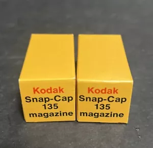 Kodak Eastman Snap Cap 135 Magazine Reloadable Film Canisters Lot Of 2 Sealed - Picture 1 of 7