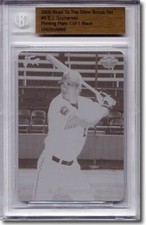 2005 B.J. Szymanski Rookie Printing Press Plate RC BGS 1/1