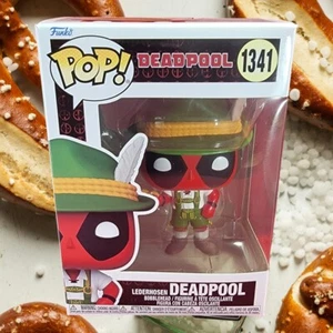 Pantalones de cuero Deadpool funko # 1341 (pluma) con protector pop - Imagen 1 de 7