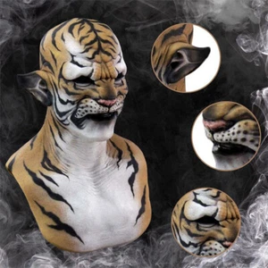 Fancy Dress Dress Up Television Tiger Mask Props Halloween Cosplay Funny Animal - Picture 1 of 5