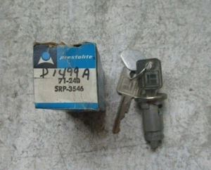 PRESTOLITE IGNITION SWITCH WITH 2 KEYS FOR GM CARS D1499A - Picture 1 of 5