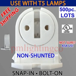 💥WHOLESALE💥SHORT T5 LED/FLUORESCENT Mini G5 Bi-PIN LAMP LIGHT HOLDER SOCKET483 - Picture 1 of 11