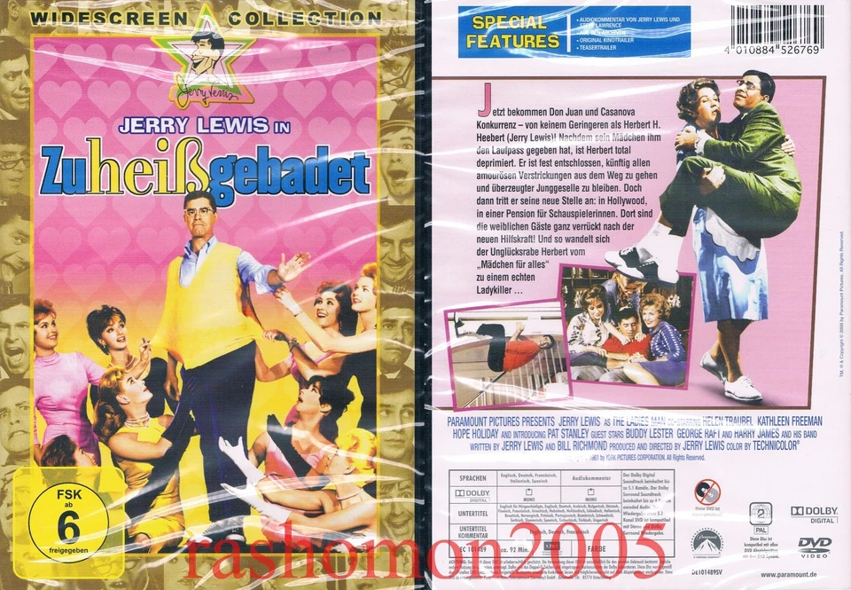 DVD R2 THE LADIES MAN 1961 Jerry Lewis Kathleen Freeman George Raft Region 2 NEW - Image 1 of 1