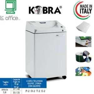 KOBRA 300.2 S5 Distruggi Documenti a Striscia (P-2) per Uffici Medio Grandi - Foto 1 di 8