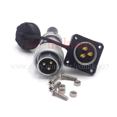 WEIPU WS20 TQ+Z 3Pin Aviation Connector,Electrical Wire Power Bulkhead Connector - Image 1 of 4